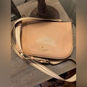 ✨Live Show Listing✨ Kate Spade Tan Pebbled Leather Crossbody